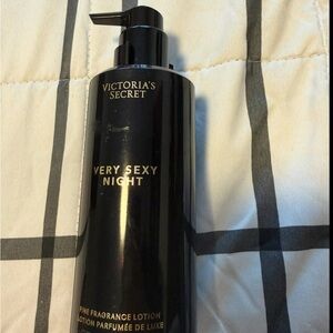 Victoria's Secret Black & Gold Fragrance Lotion Bottle